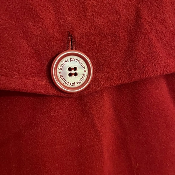 Jou Jou peacoat dark red color Women’s size Large - Picture 4 of 8